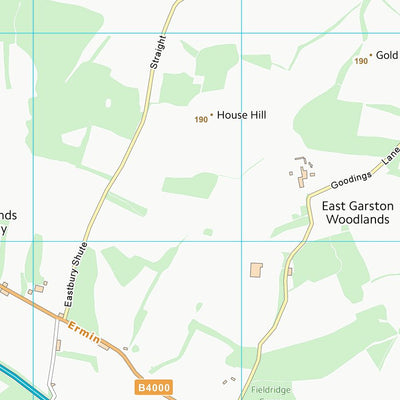 UK Topographic Maps West Berkshire (SU37) digital map