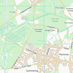 UK Topographic Maps West Berkshire (SU66) digital map