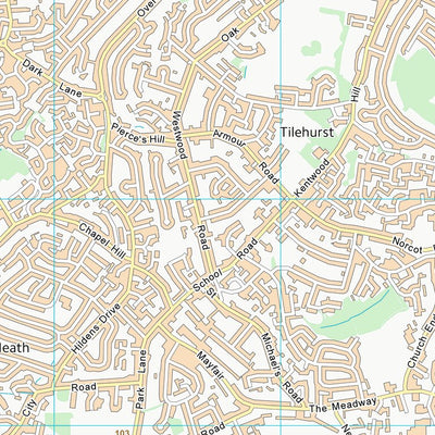 UK Topographic Maps West Berkshire (SU67) digital map