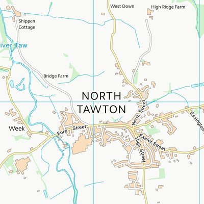 UK Topographic Maps West Devon District (B) (SS60) digital map