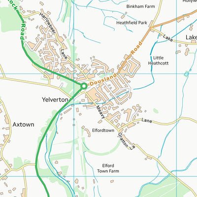 UK Topographic Maps West Devon District (B) (SX56) digital map