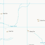 UK Topographic Maps West Devon District (B) (SX58) digital map