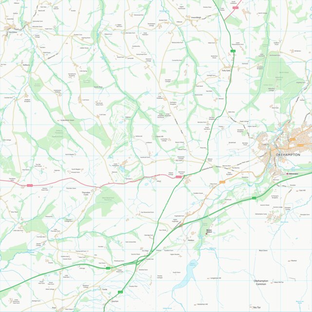 West Devon District (B) (SX59) Map by UK Topographic Maps | Avenza Maps