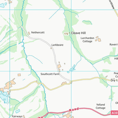 UK Topographic Maps West Devon District (B) (SX59) digital map