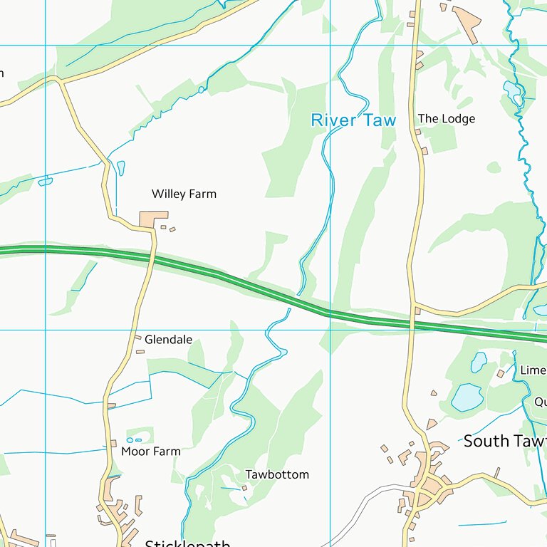 West Devon District (B) (SX69) Map by UK Topographic Maps | Avenza Maps