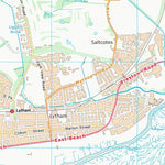 UK Topographic Maps West Lancashire District (B) (SD32) digital map