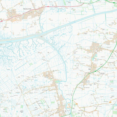 UK Topographic Maps West Lancashire District (B) (SD42) digital map