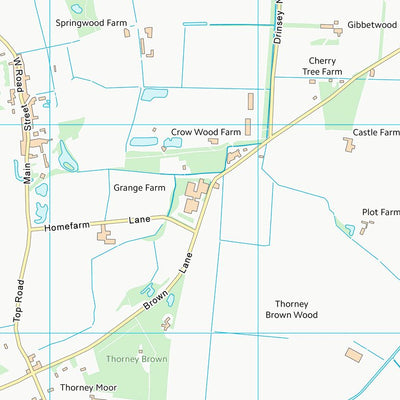 UK Topographic Maps West Lindsey District (SK87) digital map