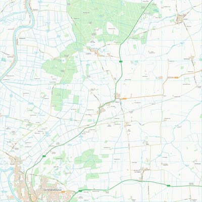 UK Topographic Maps West Lindsey District (SK89) digital map