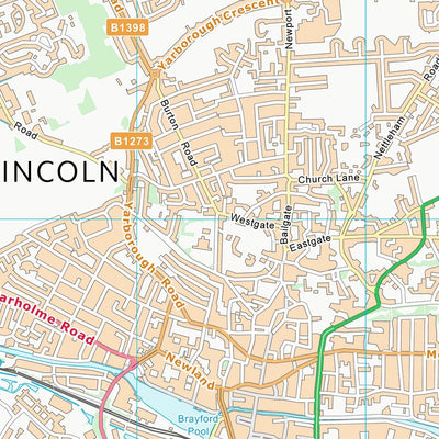 UK Topographic Maps West Lindsey District (SK97) digital map