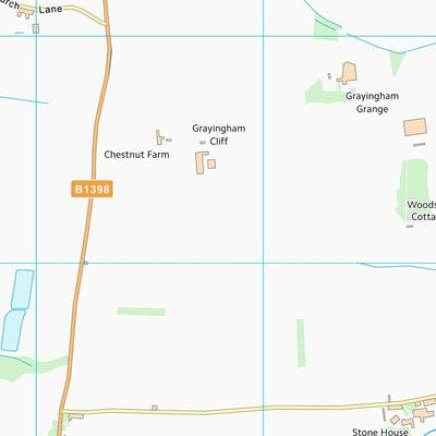 UK Topographic Maps West Lindsey District (SK99) digital map