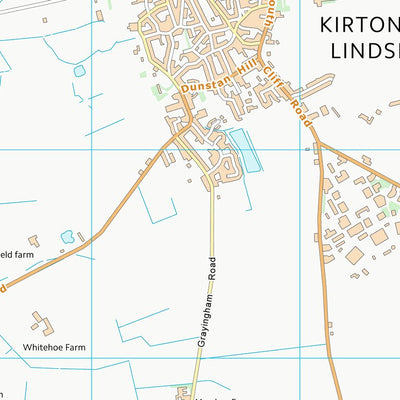 UK Topographic Maps West Lindsey District (SK99) digital map