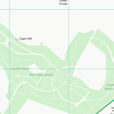 UK Topographic Maps West Lindsey District (TA10) digital map