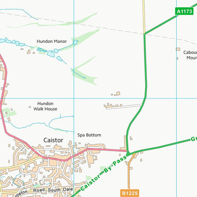 UK Topographic Maps West Lindsey District (TA10) digital map