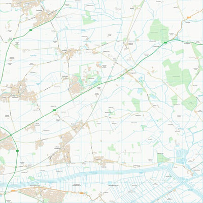 UK Topographic Maps West Lindsey District (TF07) digital map