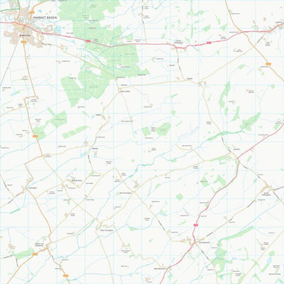 UK Topographic Maps West Lindsey District (TF18) digital map