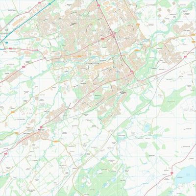 UK Topographic Maps West Lothian (NT06) digital map