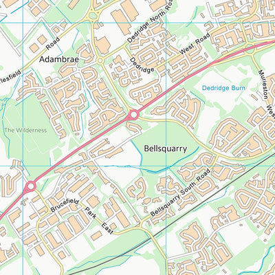 UK Topographic Maps West Lothian (NT06) digital map