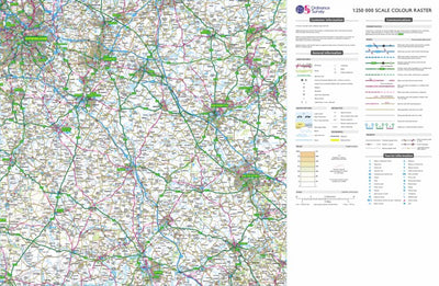 UK Topographic Maps West Northamptonshire (SP) digital map