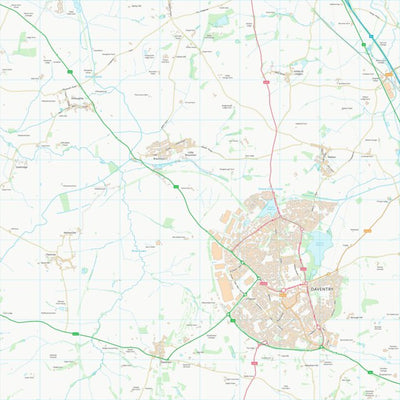 UK Topographic Maps West Northamptonshire (SP56) digital map