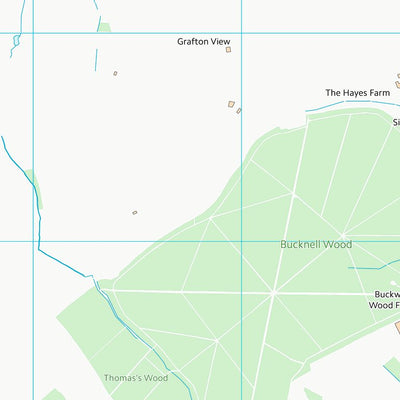UK Topographic Maps West Northamptonshire (SP64) digital map
