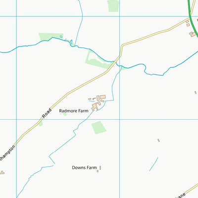 UK Topographic Maps West Northamptonshire (SP65) digital map