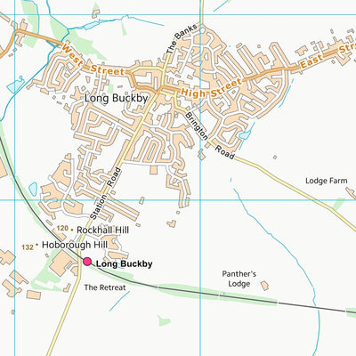 UK Topographic Maps West Northamptonshire (SP66) digital map