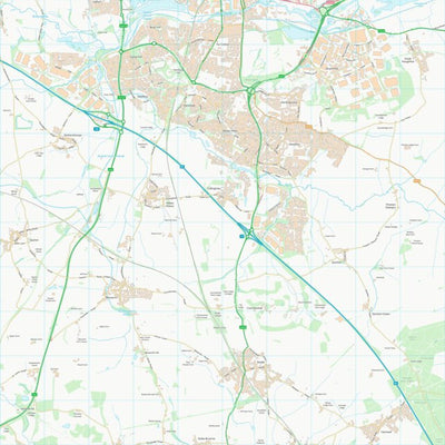UK Topographic Maps West Northamptonshire (SP75) digital map