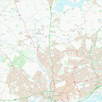 UK Topographic Maps West Northamptonshire (SP76) digital map