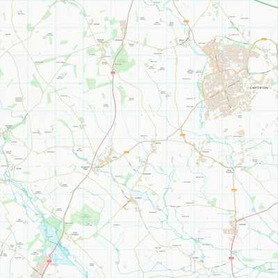 UK Topographic Maps West Oxfordshire District (SP20) digital map