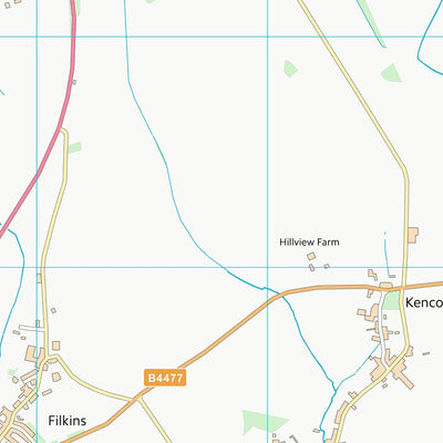 UK Topographic Maps West Oxfordshire District (SP20) digital map