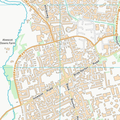 UK Topographic Maps West Oxfordshire District (SP20) digital map
