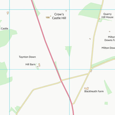 UK Topographic Maps West Oxfordshire District (SP21) digital map