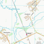 UK Topographic Maps West Oxfordshire District (SP22) digital map