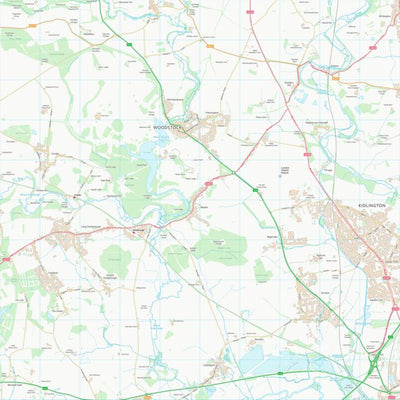 UK Topographic Maps West Oxfordshire District (SP41) digital map