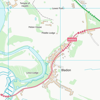 UK Topographic Maps West Oxfordshire District (SP41) digital map