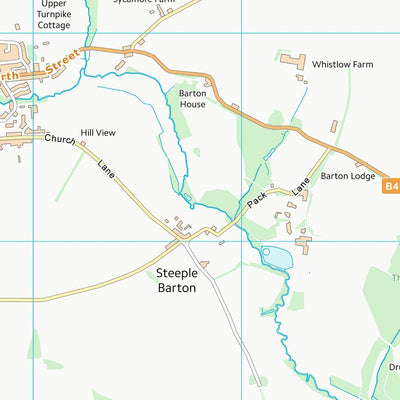 UK Topographic Maps West Oxfordshire District (SP42) digital map