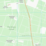 UK Topographic Maps West Suffolk District (TL87) digital map