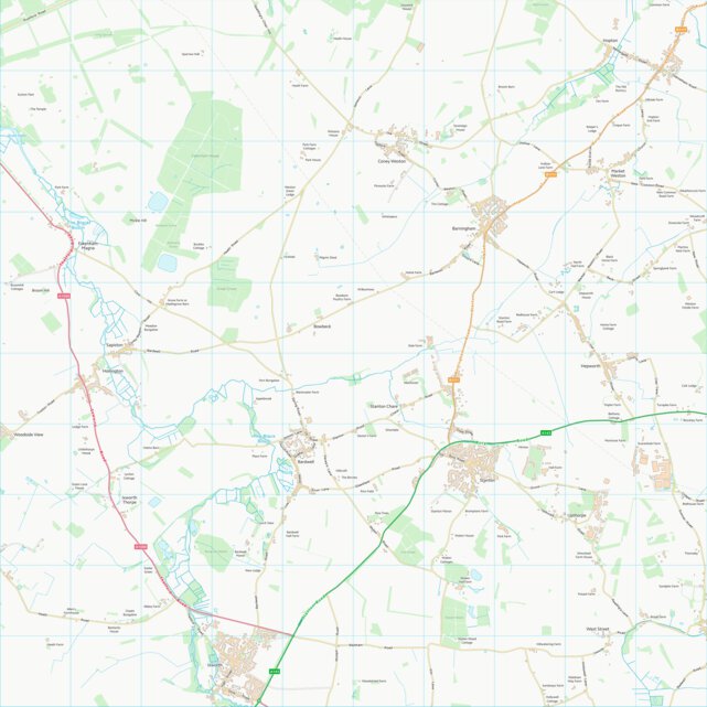 West Suffolk District (TL97) Map by UK Topographic Maps | Avenza Maps