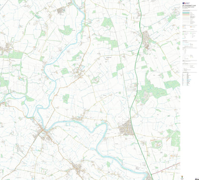 UK Topographic Maps Wheldrake Ward 1 (1:10,000) digital map