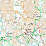 UK Topographic Maps Wigan District (B) (SD50) digital map