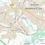 UK Topographic Maps Wiltshire (ST84) digital map