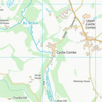 UK Topographic Maps Wiltshire (ST87) digital map