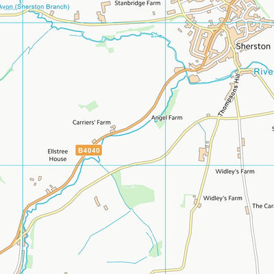 UK Topographic Maps Wiltshire (ST88) digital map