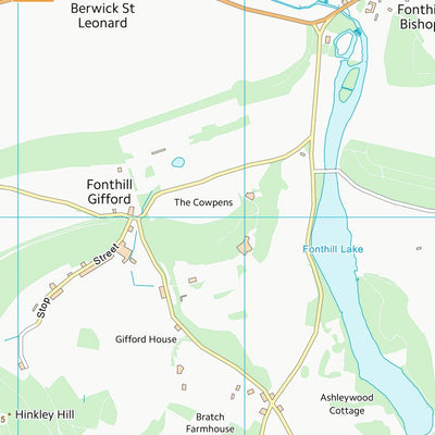 UK Topographic Maps Wiltshire (ST93) digital map