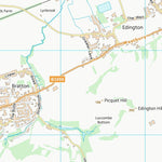 UK Topographic Maps Wiltshire (ST95) digital map