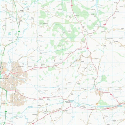 UK Topographic Maps Wiltshire (ST96) digital map