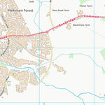 UK Topographic Maps Wiltshire (ST96) digital map