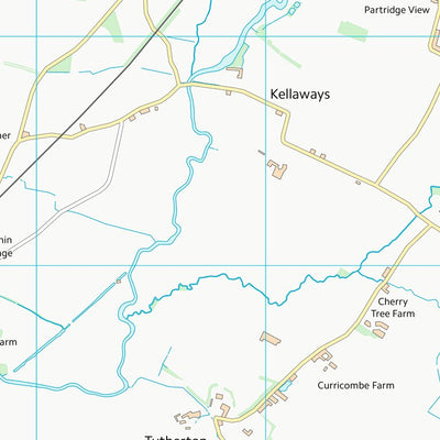UK Topographic Maps Wiltshire (ST97) digital map