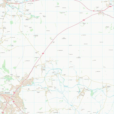 UK Topographic Maps Wiltshire (SU06) digital map
